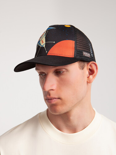 Бейсболка ЗАПОРОЖЕЦ Kosmolet Trucker Black/Multi фото 6