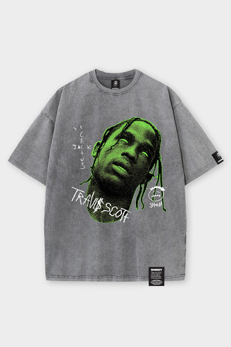 Футболка SHMOT "Travis" Garment Dye серый фото 2