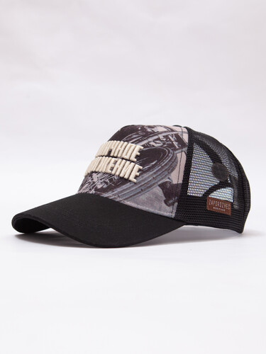 Бейсболка ЗАПОРОЖЕЦ Ulichnoe Dvizenia Trucker Black фото 15