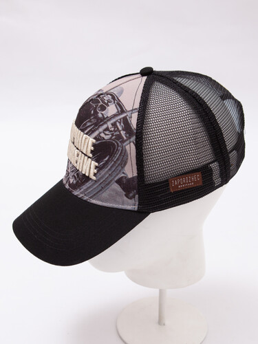 Бейсболка ЗАПОРОЖЕЦ Ulichnoe Dvizenia Trucker Black фото 20