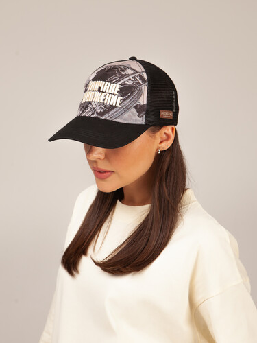 Бейсболка ЗАПОРОЖЕЦ Ulichnoe Dvizenia Trucker Black фото 24