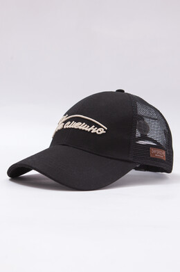 Бейсболка ЗАПОРОЖЕЦ Ne Smeshno Trucker Black фото 2