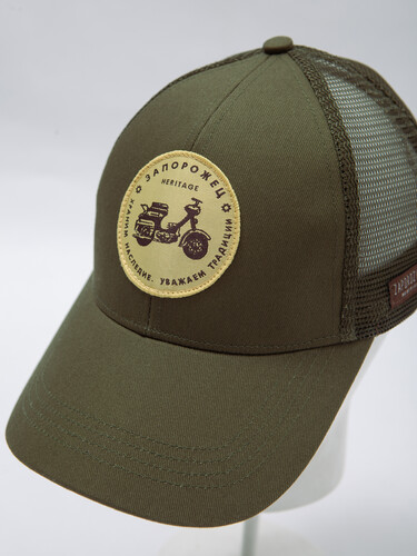 Бейсболка ЗАПОРОЖЕЦ Moped Trucker Khaki фото 14