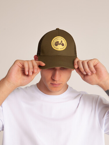 Бейсболка ЗАПОРОЖЕЦ Moped Trucker Khaki фото 20