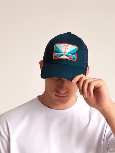 Бейсболка ЗАПОРОЖЕЦ Samolet Trucker Blue фото 20