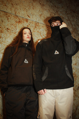 Анорак ISSUE Black-Fleece Anorak Черный фото 6