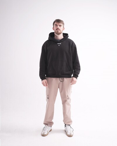 Худи ISSUE Rolldown Hoodie Black Черный фото 7