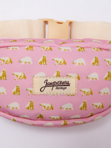 Сумка ЗАПОРОЖЕЦ Mishki Small Waist Bag ZIP Pink фото 12