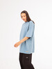 Футболка ЗАПОРОЖЕЦ Blank oversize Blue фото 4