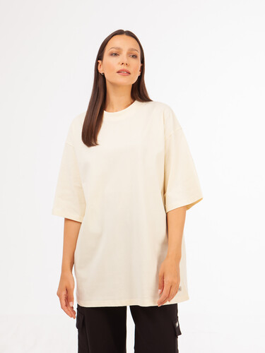 Футболка ЗАПОРОЖЕЦ Blank oversize Nude фото 8