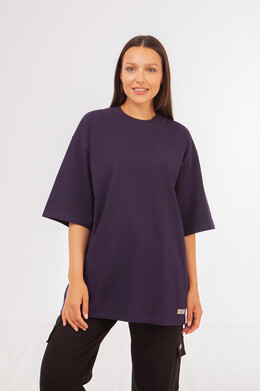 Футболка ЗАПОРОЖЕЦ Blank oversize Violet фото