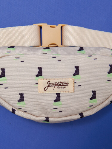 Сумка ЗАПОРОЖЕЦ Mishka Small Waist Bag ZIP White фото 22