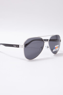 Очки TRUESPIN Aviator Plank Silver/Black фото