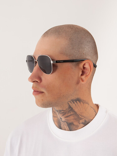 Очки TRUESPIN Aviator Plank Silver/Black фото 20