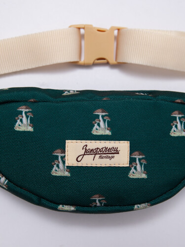 Сумка ЗАПОРОЖЕЦ Oi! Gribochki Small Waist Bag ZIP Dark Green фото 17