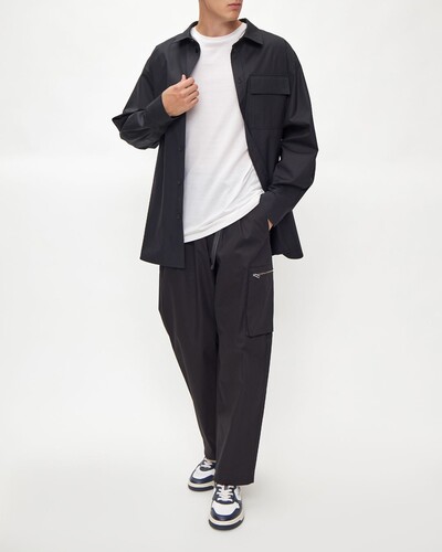 Рубашка POTTED SUPPLY co. ISH01 onesize black Black фото 8
