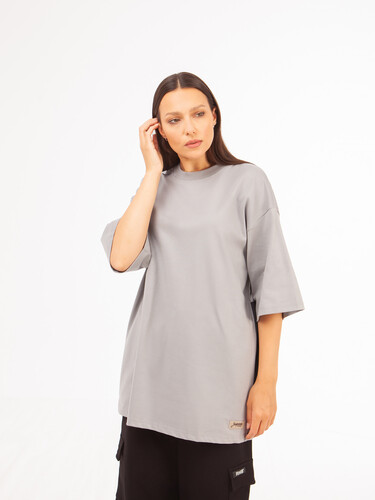 Футболка ЗАПОРОЖЕЦ Avto Loose Fit Grey фото 9