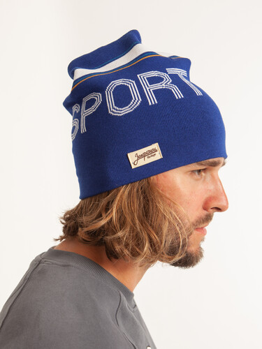 Шапка ЗАПОРОЖЕЦ Petushok Sport Retro Blue фото 7