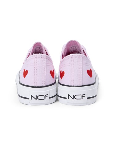 Полуботинки кроссовые NCF Uptop Hearts low ORB23JJ001B Pink фото 11