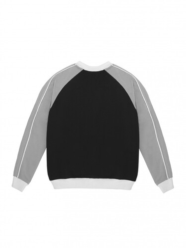Толстовка NICENONICE Reglan Однотонная Черный фото 5