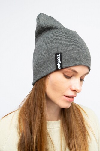 Шапка TRUESPIN TS Basic Beanie  Heather Grey фото 12