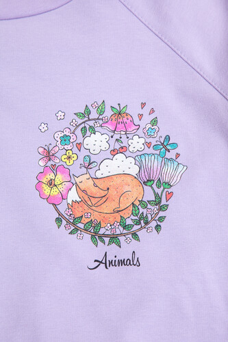 Толстовка ANIMALS OS009 женская Сирень фото 8