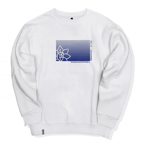 Свитшот DAMN APPAREL SS_GRC Белый фото 3