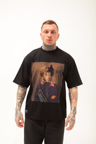 Футболка 1/6 Lil Push Tee (oversize fit) Black фото 8