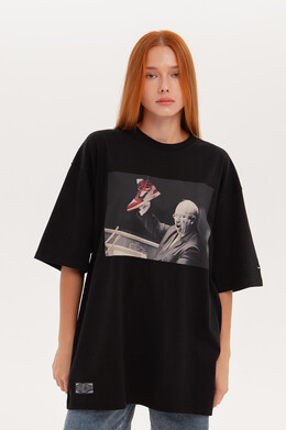 Футболка 1/6 Kuzkina Mother Jordan Tee (oversize fit) Black фото 2