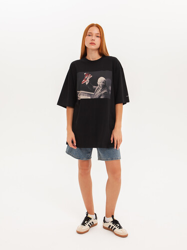 Футболка 1/6 Kuzkina Mother Jordan Tee (oversize fit) Black фото 19