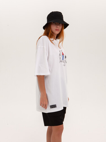 Футболка 1/6 Supreme Kids (oversize fit) White фото 14