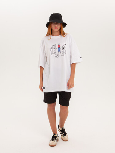 Футболка 1/6 Supreme Kids (oversize fit) White фото 15