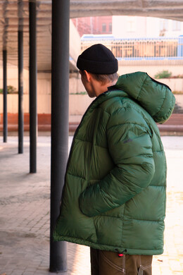 Куртка SKILLS Taurus Reversible Puff Jacket Black/B.Green фото 2