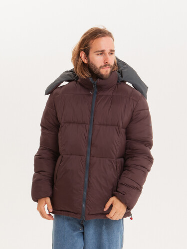 Куртка SKILLS Taurus Reversible Puff Jacket Sea Navy/Brown фото 19