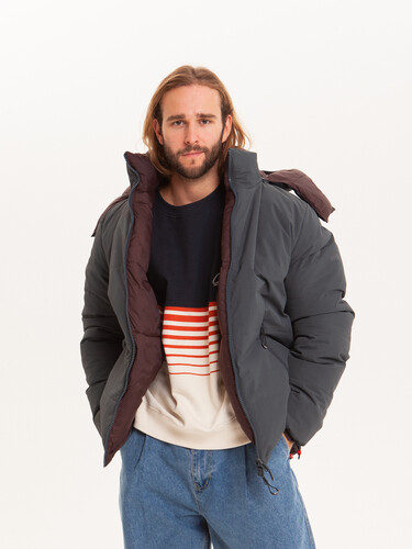 Куртка SKILLS Taurus Reversible Puff Jacket Sea Navy/Brown фото 20