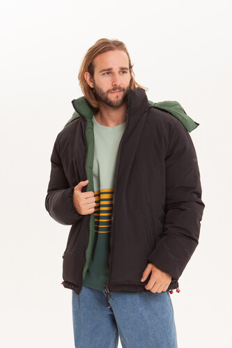 Куртка SKILLS Taurus Reversible Puff Jacket Black/B.Green фото 20