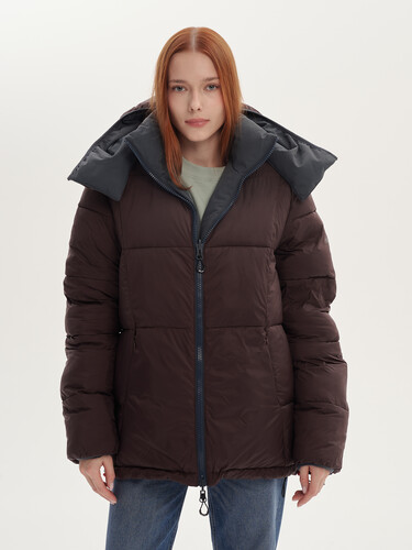 Куртка SKILLS Taurus Reversible Puff Jacket Sea Navy/Brown фото 19