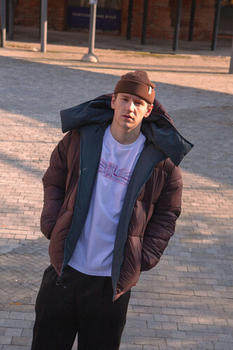 Куртка SKILLS Taurus Reversible Puff Jacket Sea Navy/Brown фото 23