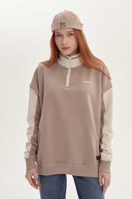 Свитшот ЗАПОРОЖЕЦ Sport ZIP Beige фото