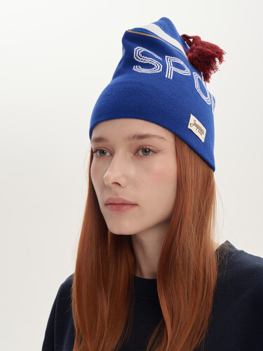 Шапка ЗАПОРОЖЕЦ Petushok Sport Retro Blue фото 16