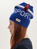 Шапка ЗАПОРОЖЕЦ Petushok Sport Retro Blue фото 8