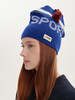 Шапка ЗАПОРОЖЕЦ Petushok Sport Retro Blue фото 10