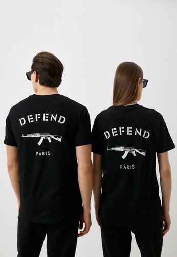 Футболка DEFEND Arms Preftee Regular Black фото 6