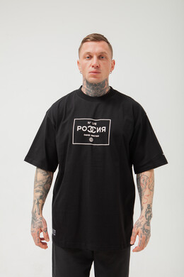 Футболка 1/6 POCCNR № 1/6 Tee (oversize fit) Black фото 2