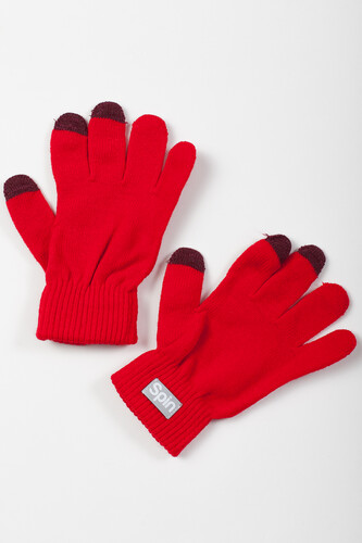 Перчатки TRUESPIN Touch Gloves FW19 Red фото 3