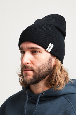 Шапка TRUESPIN Basic Beanie Black фото