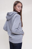 Толстовка CROOKS & CASTLES Sliced Logo Hooded Pullover женская Heather Grey фото 2