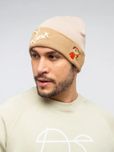 Шапка ЗАПОРОЖЕЦ Ditch Sobaka Light Beige/Beige фото 13