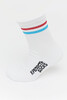 Носки КРЕПОСТЬ SOCKS Полосы белые Красный/Голубой фото