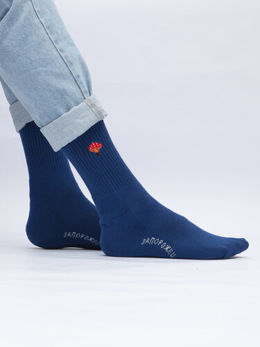 Носки ЗАПОРОЖЕЦ Muhomor Pro Socks Navy фото 13